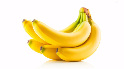 Vibrant bunch of ripe bananas for healthy eating promotions or tropical themed projects and designs