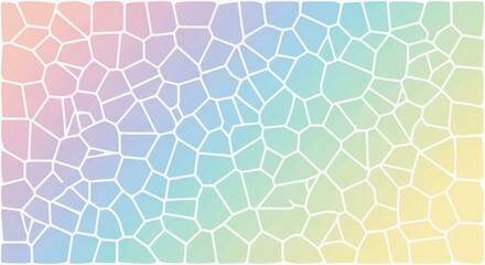 Obraz premium Pastel Geometric Mosaic Gradient Background.