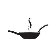 A hot frying pan symbolizing warmth and tasty meals