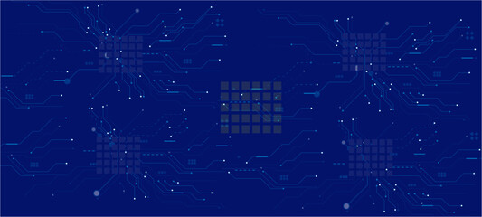 blue technology background