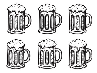 Root beer Line Art Illustration