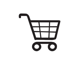 shopping cart Line Art Illustration