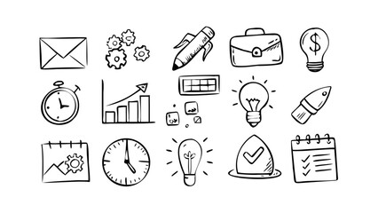 Hand drawn doodle butterfly insect nature