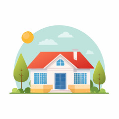 Flat Vector House Icon
