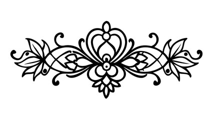 Intricate Floral Earring Silhouette jewelry fashion