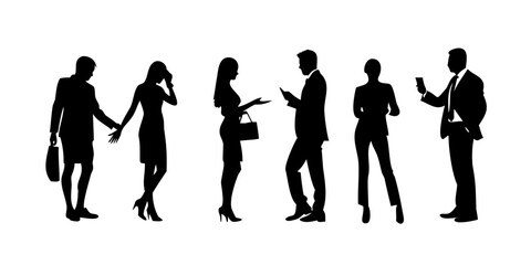 Minimalist black silhouette of a dog's head animal