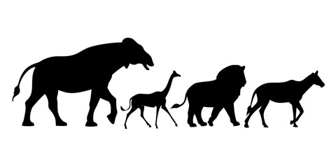 Minimalist Black Silhouette of a Vehicle vector