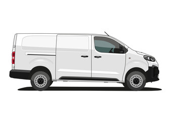 Van Cargo Vetor Template