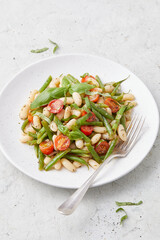 Bean and pear stew