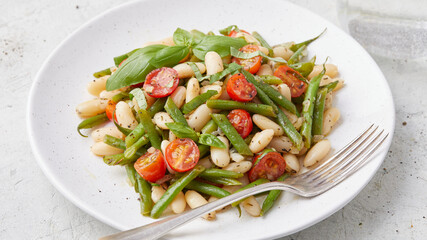 Bean and pear stew