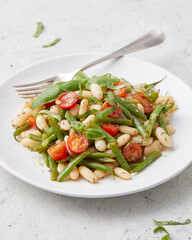 Bean and pear stew
