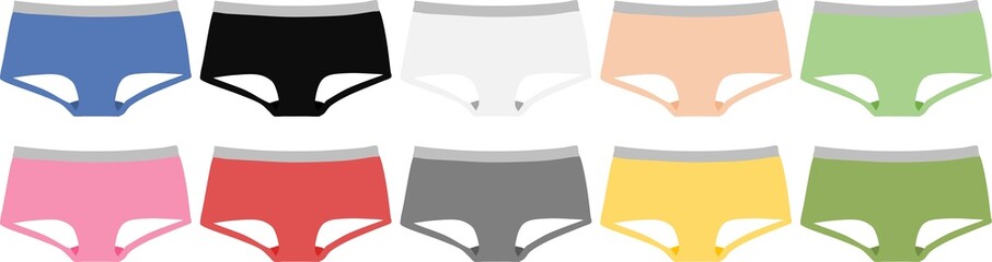 パンツのイラストセット