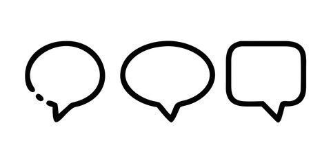 Speech Bubbles Collection talk bubble chat bubble