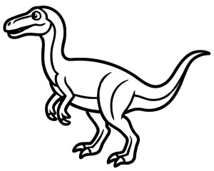 Fototapeta premium Cute Cartoon T-Rex Dinosaur Mascot Illustration – Prehistoric Animal Character