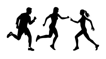 Black Cat Silhouette animal feline