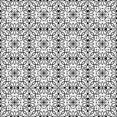 Doodle Maze Seamless Pattern