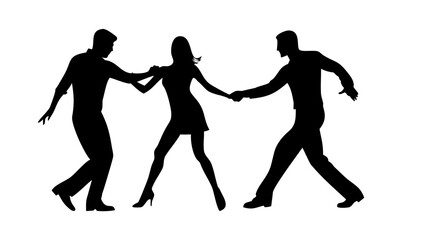 Elegant Swan Silhouette bird water bird