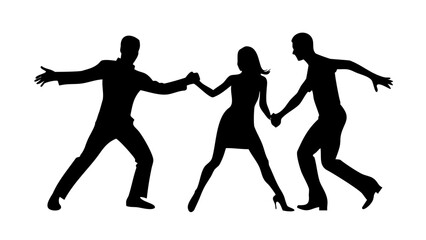 Elegant Swan Silhouette bird water