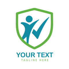 Title: Health and Wellness Logo Vector, People and Success Symbol