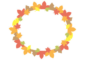 20250802-秋の葉フレーム-05