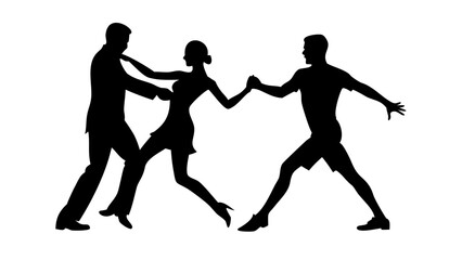 Minimalist illustration of a single red rose flower