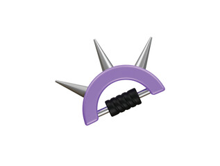 blade claw icon 3d illustration render