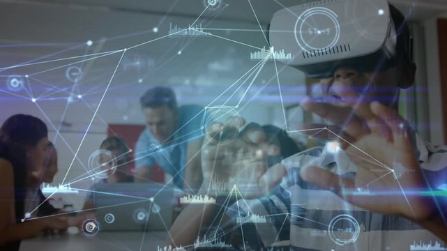 Digital video shows global education connections among diverse students and teachers. - Powered by Adobe