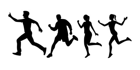 Two men walking together silhouette partnership