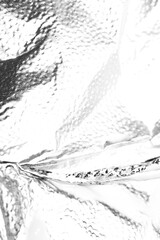 Obraz premium Abstract grunge black and white distressed texture torn crumpled paper overlay background