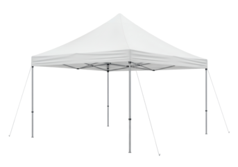Isolated pop up canopy tent, portable outdoor event shelter, market booth, beach fair tent