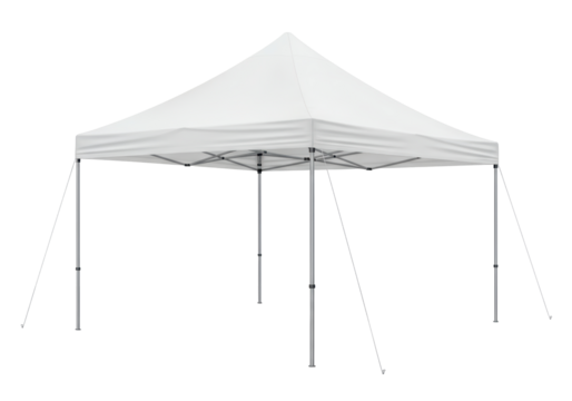 Isolated pop up canopy tent, portable outdoor event shelter, market booth, beach fair tent