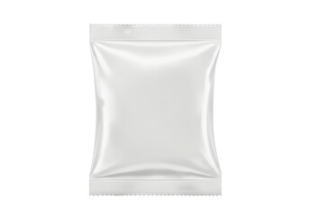 Isolated blank flow pack food package for snack, candy, cookie. Mockup template design