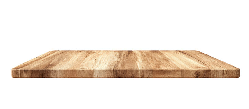 Light brown wooden surface, rectangular shape, smooth finish
