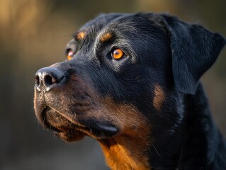 Obraz premium strong, breed, artwork, amidst, solar, illumination 