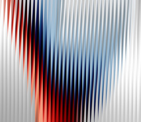 Red and blue gradient abstract stripes background with smooth modern texture, artistic digital design with glass effect, futuristic colorful minimal pattern