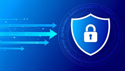 Cybersecurity Shield: Data Protection, Secure Access & Network Defense Interface