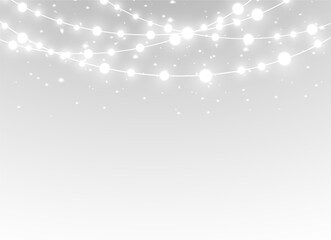 happy holiday christmas celebration event party new year background banner png border card gold yellow garland string chain ribbon lamp light led bulb glow glowing shine decoration decor decorative