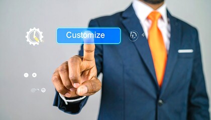 Customize Interface: Digital Settings, User Control & Interactive Tech Design