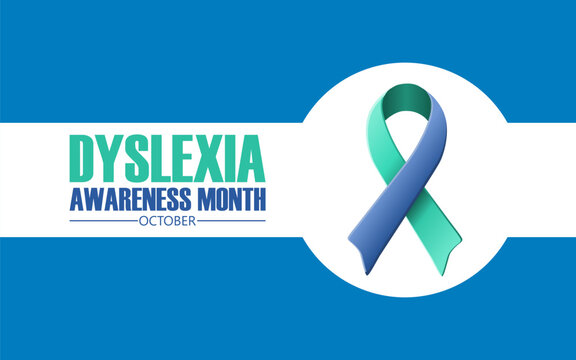 Vector graphic of Dyslexia Awareness Month ideal for Dyslexia Awareness Month celebration.