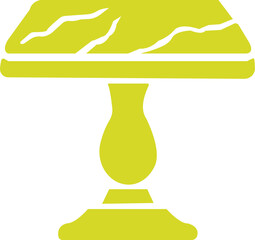 Luxury interior iconsLuxury interior icon set. Solid glyph furniture symbols. Chandelier, classic sofa, marble table, carpet icons. Home decor vector elements for rich, elegant design.