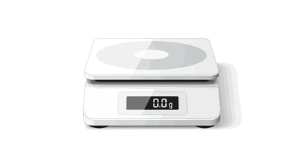 An illustration of a modern electronic scale, perfect weight measurement
