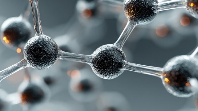 Macro Image Revealing Molecular Structure for Scientific Visualization Use