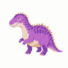 A beautifully illustrated watercolor composition showcasing a variety of small and large dinosaurs, including a gentle apatosaurus, a playful baby triceratops