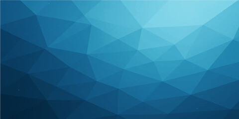 A light blue abstract geometric triangle pattern design for a technology banner background