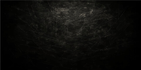 Dirty black grunge film strip texture on a dark concrete wall background