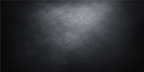 Textured vintage metal plate on a dark concrete wall with copy space