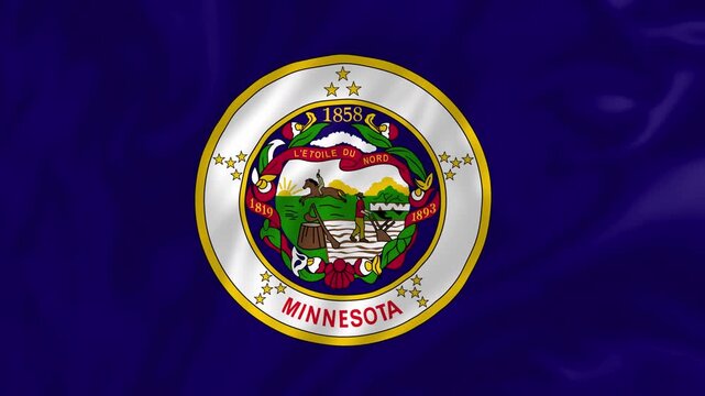 Flag of Minnesota, Country Flag Video, Country and Geography Flag, Learn About World Flag, with the actual country, national flag, world flag, learning for Kids