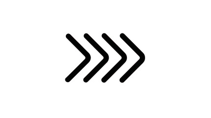 Triple Colorful Arrow Design on Black Background