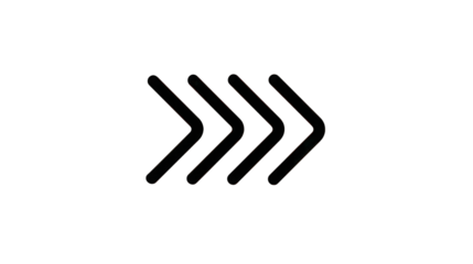 Triple Colorful Arrow Design on Black Background