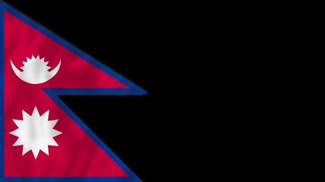 Flag of Nepal, Country Flag Video, Country and Geography Flag, Learn About World Flag, with the actual country, national flag, world flag, learning for Kids